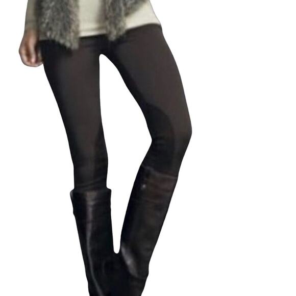 CABi Midtown Ponte Riding Ankle Zip Leggings Black #196 Size Small S Classic - Picture 1 of 13